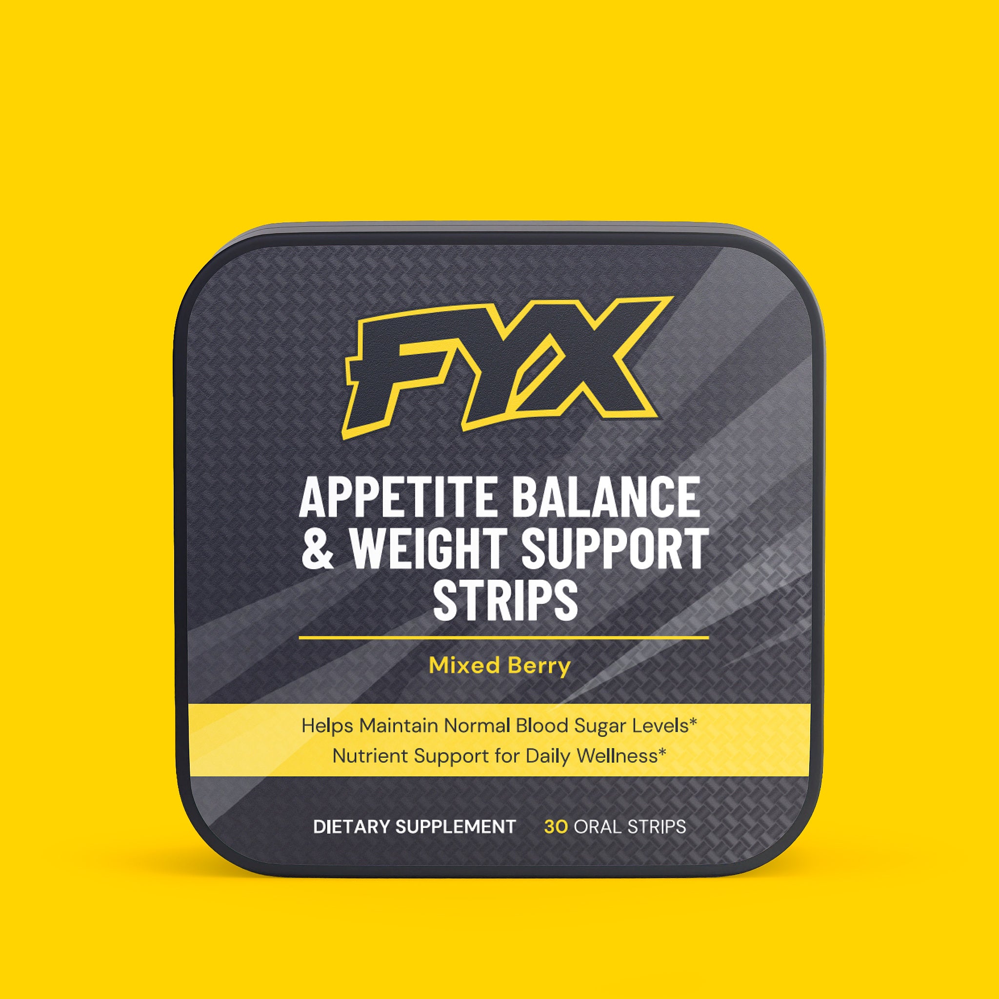 FYX Daily Appetite Balance and Weight Support Strips with saffron and chromium
