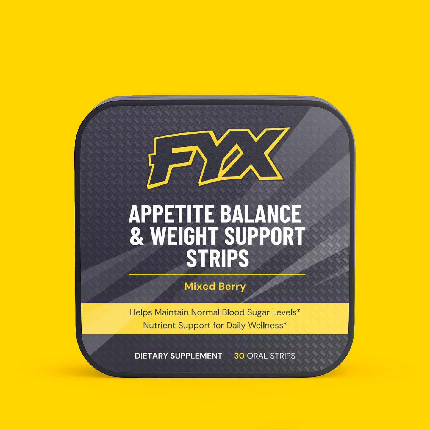 FYX Daily Appetite Balance and Weight Support Strips with saffron and chromium