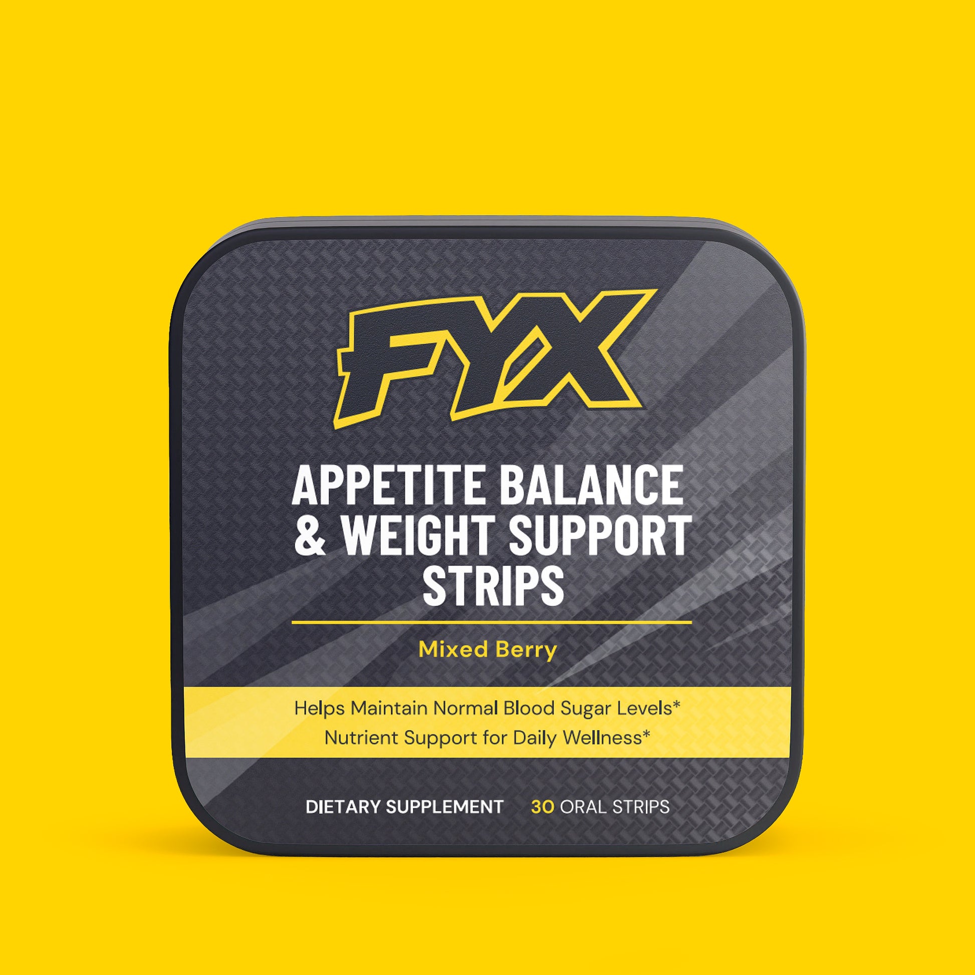 FYX Daily Appetite Balance and Weight Support Strips with saffron and chromium