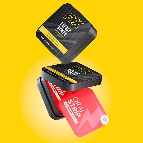 Energy Strips packaging by FYX Daily
