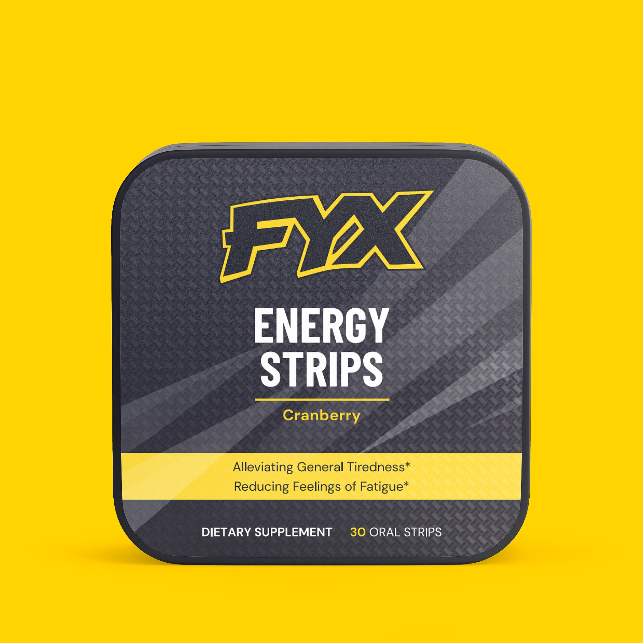 FYX Daily Energy Strips pack with green tea caffeine, L-Theanine and Vitamin B12