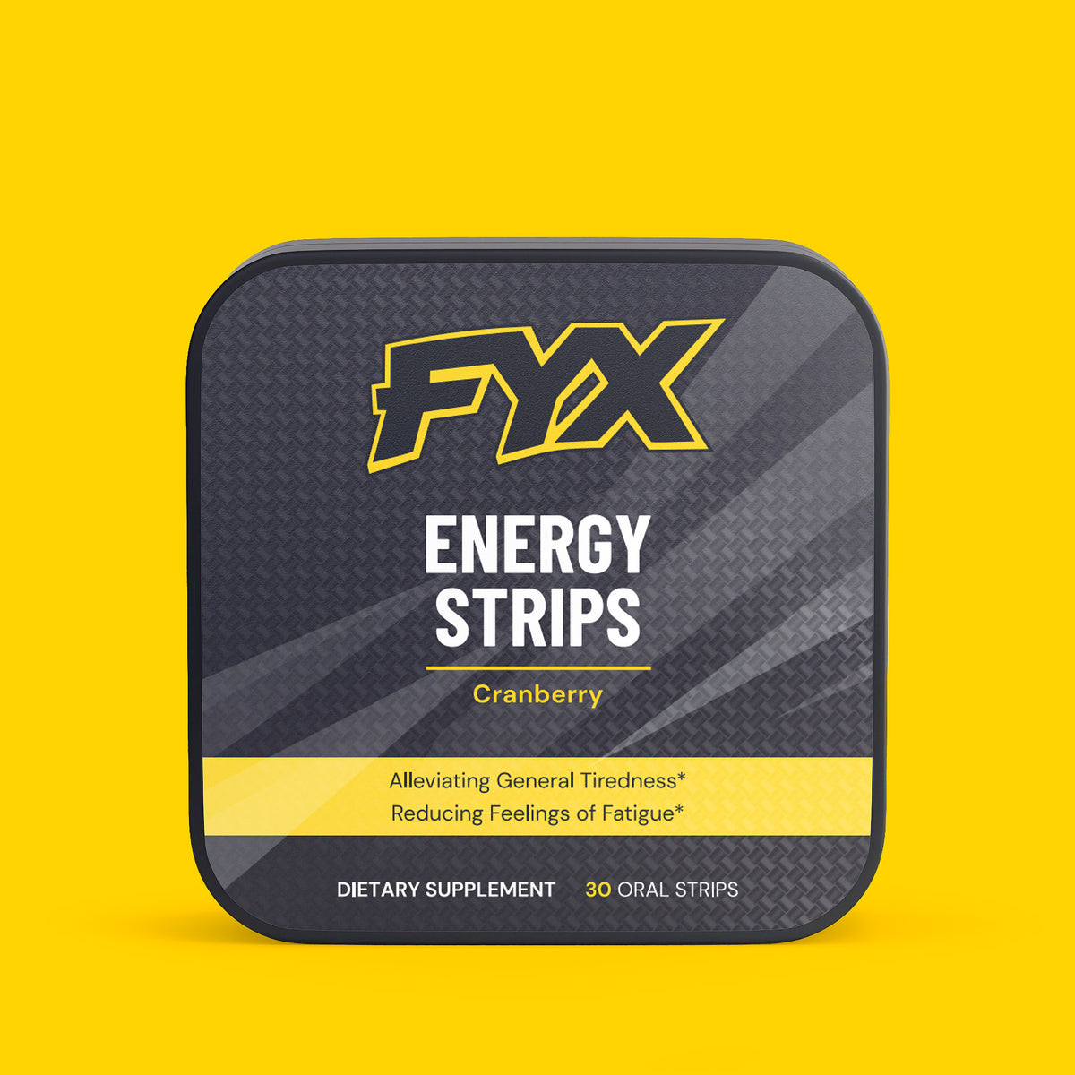 FYX Daily Energy Strips pack with green tea caffeine, L-Theanine and Vitamin B12