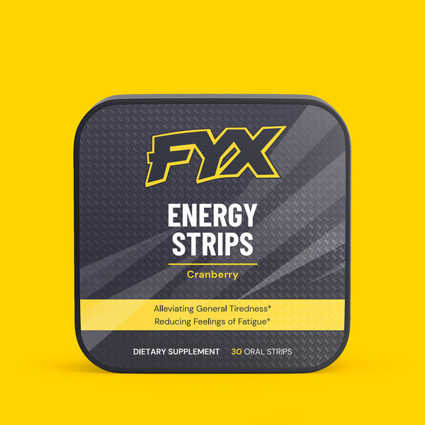 FYX Daily Energy Strips pack with green tea caffeine, L-Theanine and Vitamin B12
