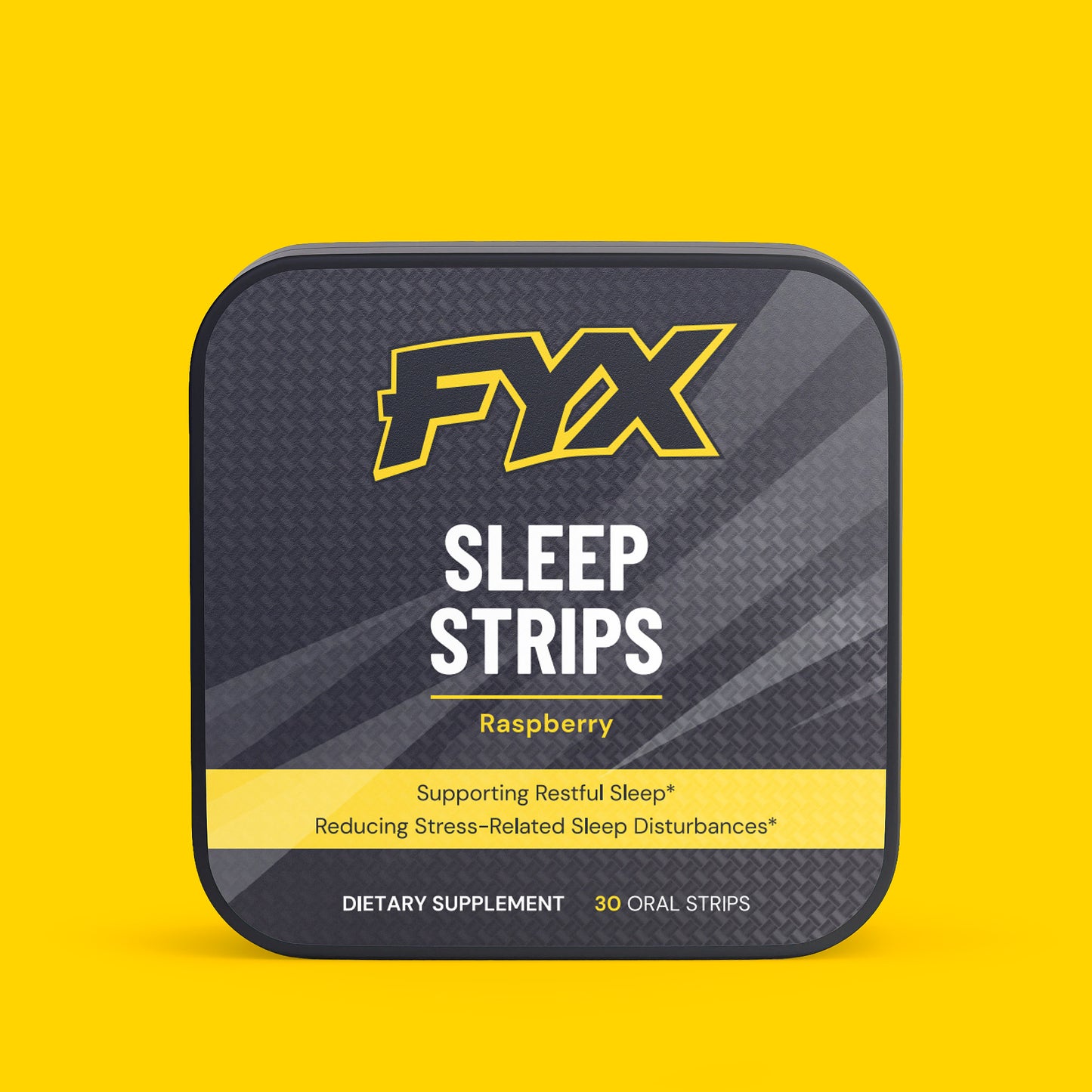 FYX Daily Sleep Strips pack with valerian, lavender, chamomile and melatonin