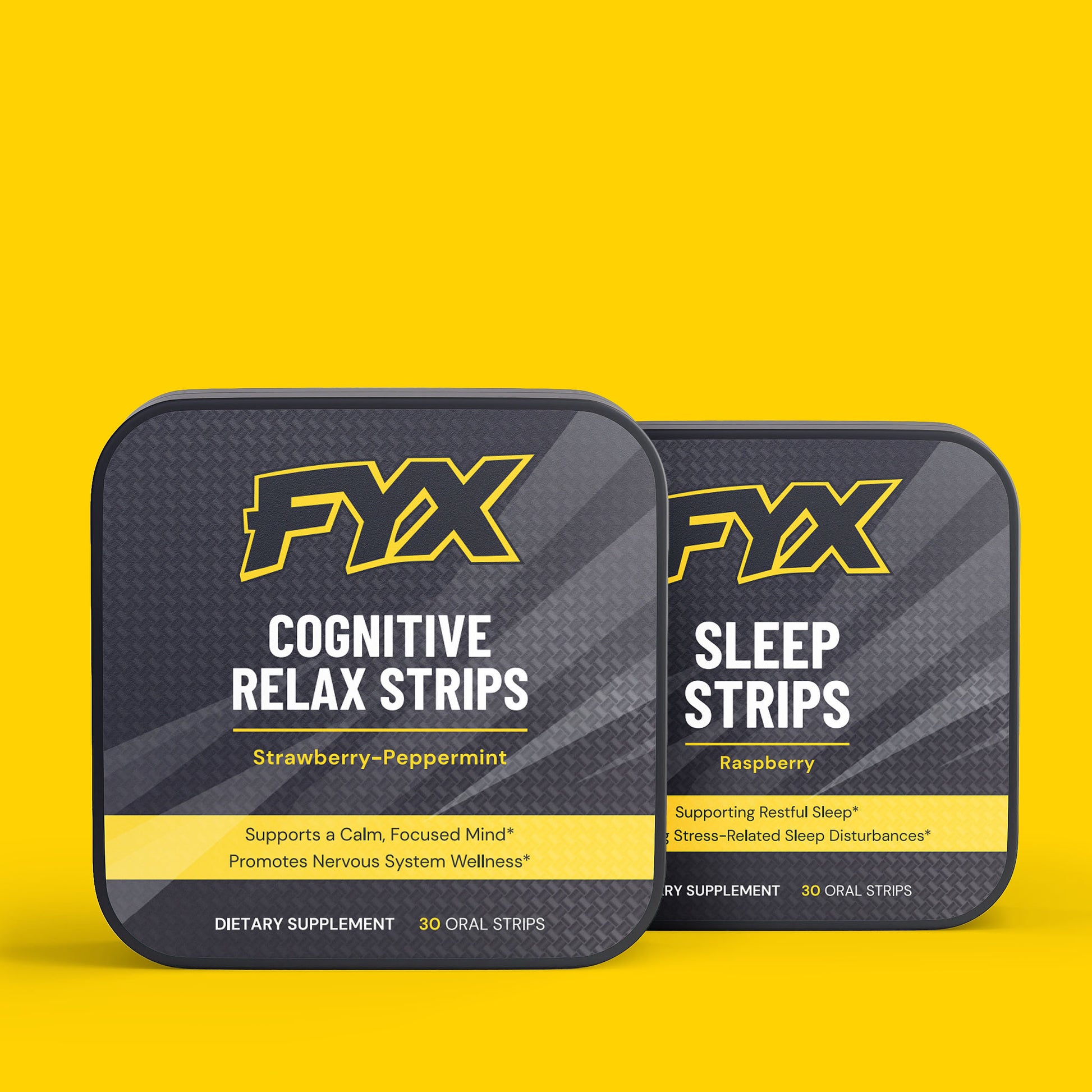 FYX Daily Reset and Recovery bundle with Cognitive Relax and Sleep Strips