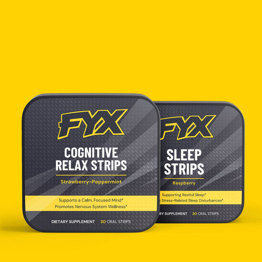 FYX Daily Reset and Recovery bundle with Cognitive Relax and Sleep Strips